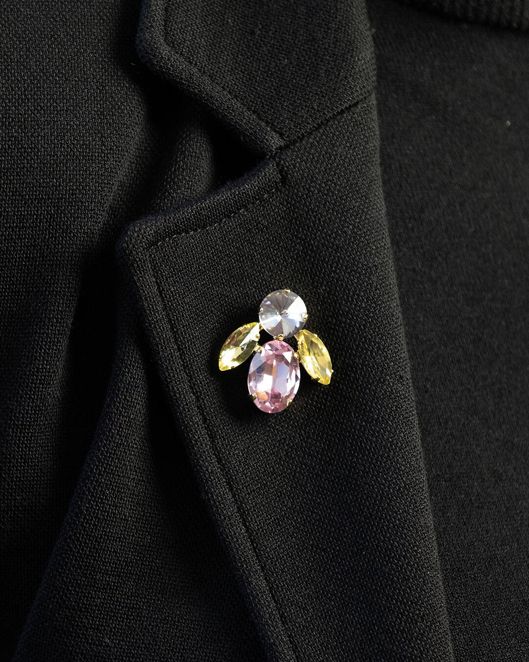 Broche (07) roos - Afbeelding 2