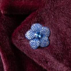 Broche (01) koningsblauw - Afbeelding 2