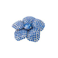 Broche (01) koningsblauw