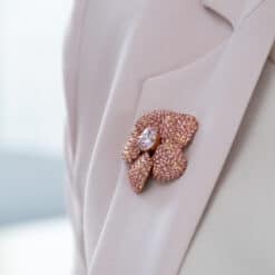 Broche (01) roos - Afbeelding 4