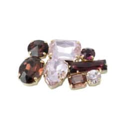Broche (02) bordeaux